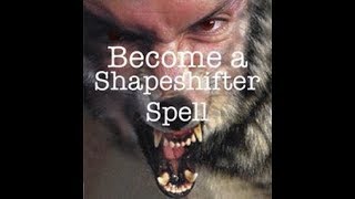 Shapeshifter Spell 🐾 [upl. by Arriaet362]