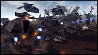 Landing into FIRE on Felucia TRENCH FIELD  Star Wars Ricos brigade S3E1 [upl. by Nohsyt]