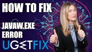 How to fix the javawexe error [upl. by Itirahc743]