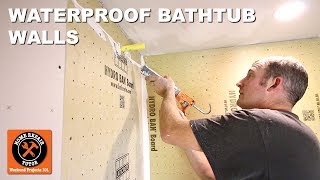 How to Waterproof Bathtub Walls 3 Awesome Methods [upl. by Llemart770]