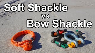 4x4 Soft Shackles vs Bow Steel Shackles [upl. by Eyatnod]