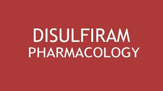 Pharmacology of Disulfiram  Dr Shikha Parmar [upl. by Attenal]