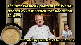 THE PERFECT MASHED POTATOE WITH JOEL ROBUCHONs RECIPE [upl. by Chyou26]