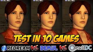 REDREAM vs NullDC vs DEMUL 10 GAMES  PERFORMANCE TEST  What is the best Dreamcast emulator [upl. by Oremor639]