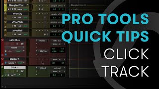 Pro Tools Quick Tips Click Track [upl. by Atteras578]