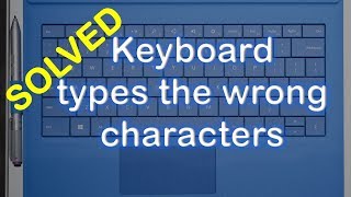 How to Solve keyboard typing wrong characters  windows [upl. by Roddie]