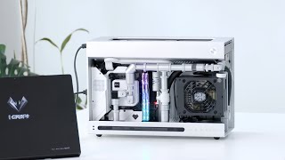 ITX water Cooling Pc Build [upl. by Docilu]