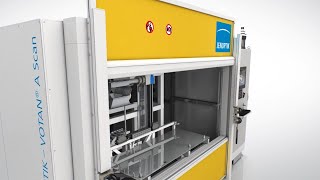 JENOPTIKVOTAN® A Scan – Laser scoring machine for integrated airbag covers Laser Processing [upl. by Enilekaj]