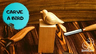 Bird Carving Tutorial for Beginners [upl. by North]