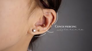 Conch Piercing  Aftercare [upl. by Eitsirc]