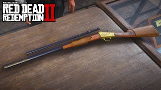 RED DEAD REDEMPTION 2  ROLLING BLOCK RIFLE Weapons Customization amp Showcase [upl. by Blakeley]