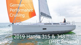 Hanse 315 amp 348 Sailboat Tour 2019 PTC Review [upl. by Elatia]