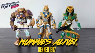 Mummies Alive 1997 Kenner Collection Part 1  Jakal  Armon  Rath [upl. by Pastelki]