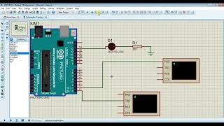 RFID Simulation in proteus with Arduino [upl. by Damas]