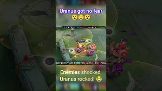 Uranus got no fear 😱😱 mobilelegends mlbb uranus mobilelegendsbangbang mlbbhighlights [upl. by Cartwright366]