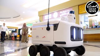 Dubai introduces food delivery robots called ‘talabots’ [upl. by Oinotna]