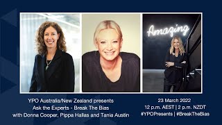 YPO AustraliaNew Zealand presents Ask the Experts – Break the Bias [upl. by Laicram]