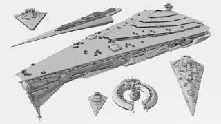 Capital Ship Size Comparison  Star Wars Legends [upl. by Mohun]