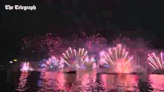 New Year fireworks 2016 watch entire Hong Kong display [upl. by Angeline]