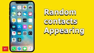 How to fix Random contacts appearing on my iPhone Solution [upl. by Avra401]