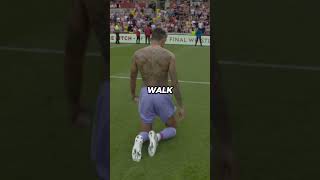 WHY DID RAPHINHA WALK THE ENTIRE PITCH ON HIS KNEES 😯🥹 [upl. by Nnylirej195]