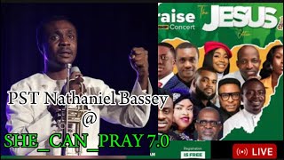 Min Nathaniel Bassey Live  SHE CAN PRAY 70 2024 [upl. by Repsag898]