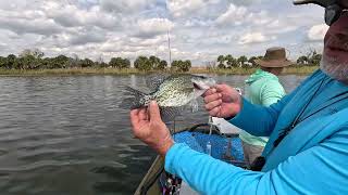 Fishing Central Florida Harris chain of lakes Crappiepanfishingfishing [upl. by Betsy]