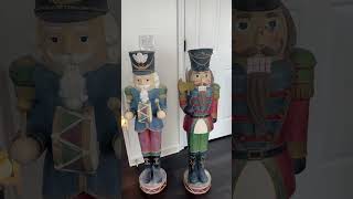 Blackout Nutcrackers A Bold Twist on Holiday Decor christmas christmasdecorations diy [upl. by Hahnke]