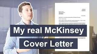 I applied to McKinsey with this Cover Letter  and got in  Cover Letter for Job Application [upl. by Leagiba]