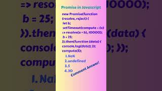 Promise in Javascript [upl. by Nivat]