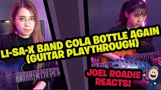 LisaX BAND quotCola Bottle Againquot Guitar Playthrough  Roadie Reacts [upl. by Adien]