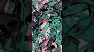 Abstr41111 An abstract painting with acrylic Paints [upl. by Enutrof548]