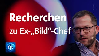 Hintergründe zur Entlassung Julian Reichelts als „Bild“Chef [upl. by Atiluap361]