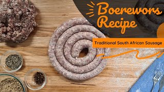 BOEREWORS South African Sausage  Smoked amp Cured  Misty Gully [upl. by Klug525]