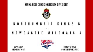 Northumbria Kings B vs Newcastle Wildcats A 301024 [upl. by Balough]