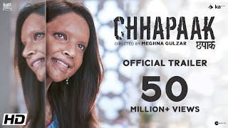 Chhapaak  Official Trailer  Deepika Padukone  Vikrant Massey  Meghna Gulzar  10 January 2020 [upl. by Tarrance]