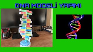 DNA MODELİ YAPIMI 8sınıf kolay ve basit malzemelerden [upl. by Holden]