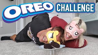 OREO CHALLENGE BLINDFOLDED [upl. by Htiekel]