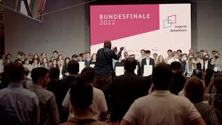 Jugend debattiert Bundesfinale 2022 [upl. by Haisi]