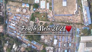 SANTINIKETAN POUSH MELA 2021  4K DRONE VIEW  EMDADUL VLOGS [upl. by Ahsyen]