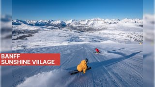 Banff Sunshine Village  Best Ski Resort in Canadian Rockies Alberta [upl. by Weinstock]