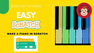 Scratch 30 Tutorial  How To Make A Piano in Scratch [upl. by Sikram]