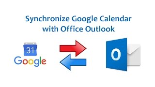 How to Synchronize Google Calendar with Outlook 365 2016 2013 2010 and 2007 [upl. by Bayless]