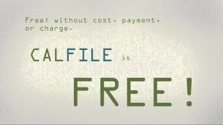 CalFile Fast Easy FREE [upl. by Pittel]