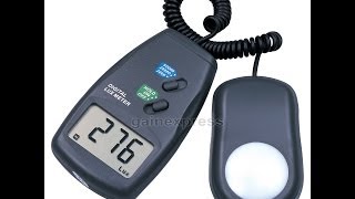 Digital Light Lux Meter 0  50000 Lux Camera Photo [upl. by Tarfe85]