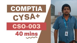 CompTIA CYSA  CS0003  Full Course FREE  Exam Pass  850 Score Quick Exam Bootcamp40 Minutes [upl. by Pelagias]