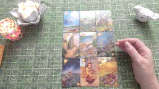 Lenormand Pt 5 Sample Reading 9 Cards [upl. by Rebeh]