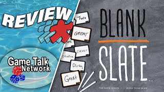 Blank Slate  Board Game Review [upl. by Naillij]