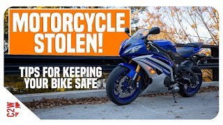 Motorcycle STOLEN These will help you keep your bike [upl. by Temple567]