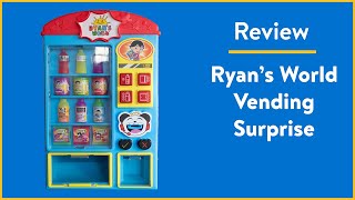 Review Ryan’s World Vending Surprise [upl. by Drawoh]